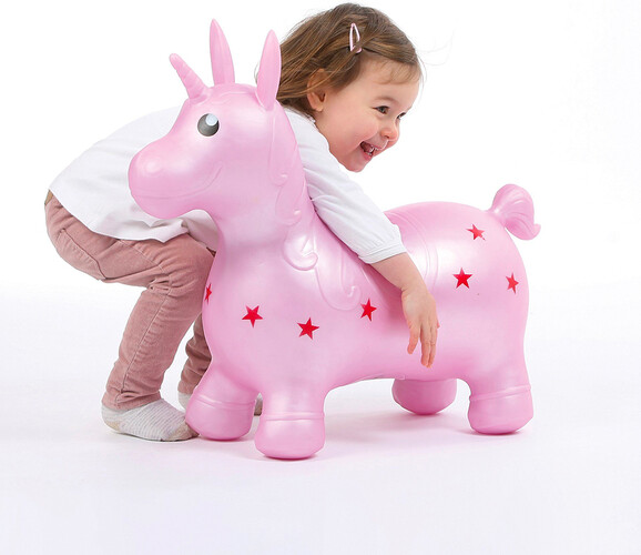 LUDI Ma licorne sauteuse rose 3550833900086