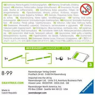 Gravitrax Gravitrax Accessoire Baton magnétique (parcours de billes) 4005556274789