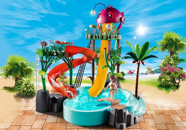 Playmobil Playmobil 70609 Parc aquatique avec toboggans 4008789706096