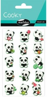 Cooky Autocollants Cooky - panda 3609510900168
