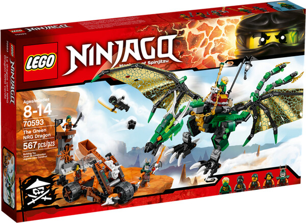 LEGO LEGO 70593 Ninjago Le dragon émeraude de Lloyd (août 2016) 673419254540