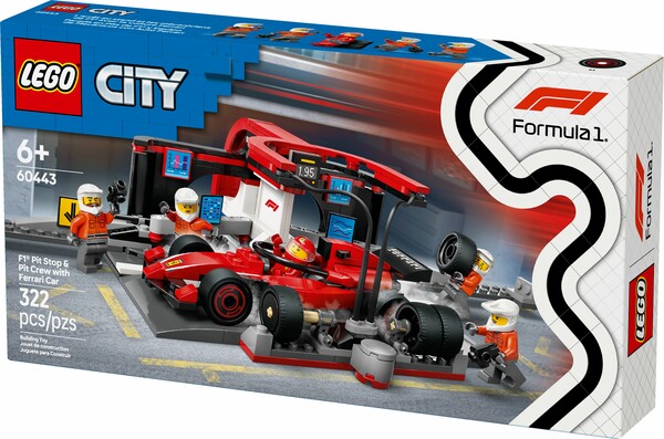 LEGO LEGO 60443 Arrêt au stand de F1® avec voiture Ferrari 673419403467