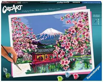 Ravensburger CreArt Peinture à numéro CreART Printemps japonais 4005556201778