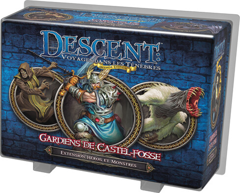 Fantasy Flight Games Descent (fr) ext Gardiens de Castel-Fosse, héros & monstres 8435407603882