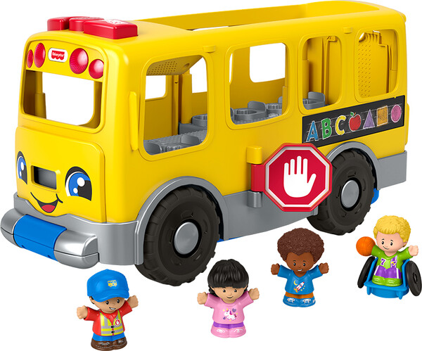 Fisher Price little people - autobus scolaire sons et lumières 00194735294916