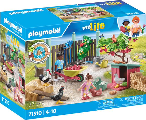 Playmobil Playmobil 71510 Poulailler et jardin 4008789715104