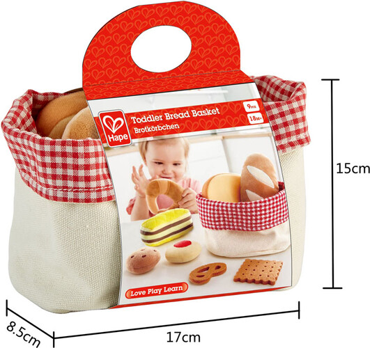 Hape Panier de viennoiseries en tissu 6943478029156