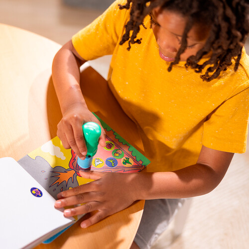 Melissa & Doug sticker wow - bloc d'activités et estampeuse à autocollants - dinosaure 681147000216