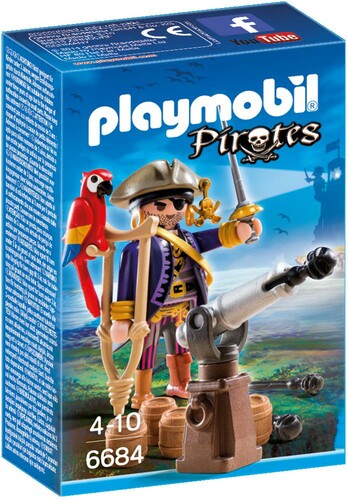 Playmobil Playmobil 6684 Capitaine pirate avec canon (août 2016) 4008789066848