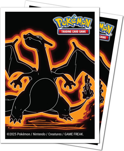 Ultra PRO Pokemon Protecteurs de cartes 66x91mm 65ct Apex - Neon Kanto Charizard 105ct 074427166564