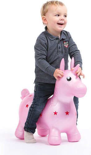LUDI Ma licorne sauteuse rose 3550833900086