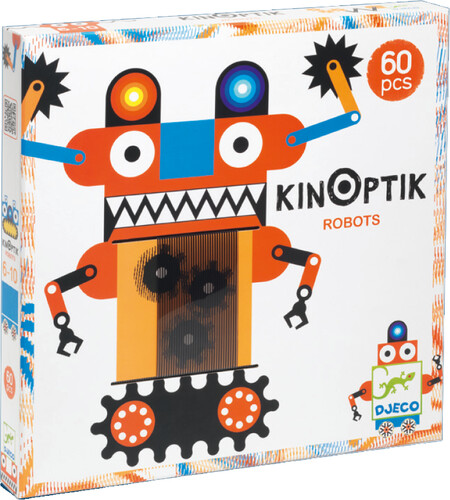 Djeco Kinoptik robots, mouvement optique, 58pcs (fr/en) 3070900056114