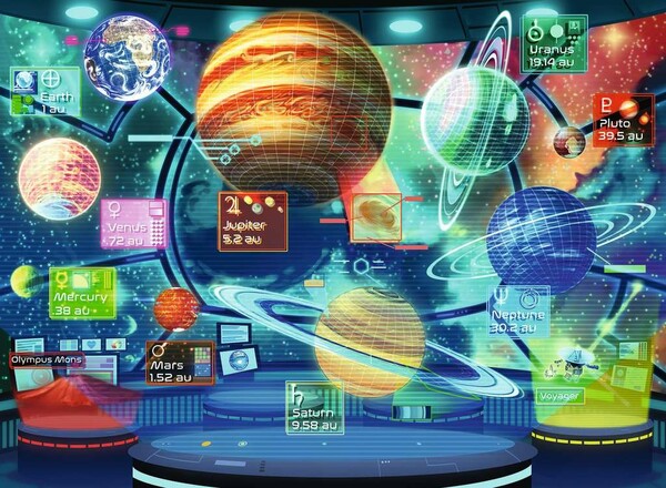 Ravensburger Casse-tête 300 XXL Hologrammes des planètes 4005556129812