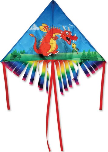 Premier Kites Cerf-volant monocorde Fringe delta 42 - dragon 630104173913