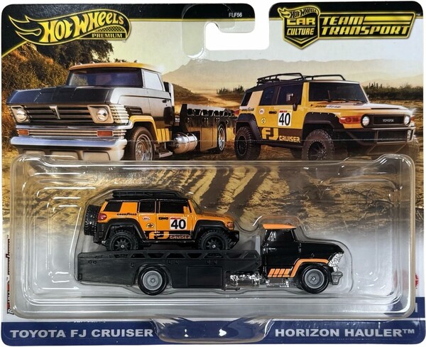 Hot Wheels Hot Wheels premium - Team Transport Toyota FJ Cruiser - Horizon Hauler #81 194735263660
