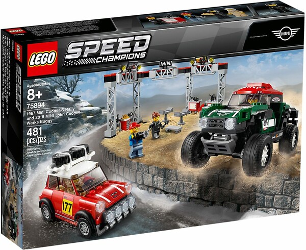 LEGO LEGO 75894 Speed Champions Mini Cooper S Rally 1967 et Mini John Cooper Works Buggy 2018 673419304542