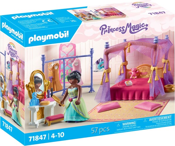 Playmobil Playmobil 71847 Chambre de princesse, lit baldaquin et dressing 4008789718471
