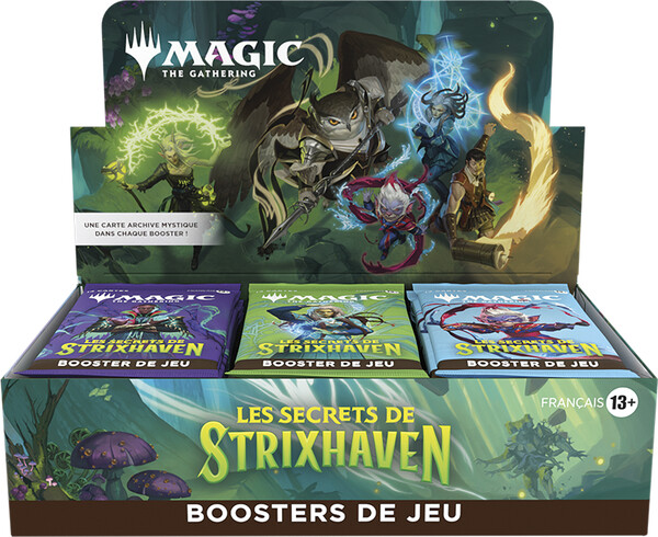 Wizards of the Coast MTG secrets of strixhaven - play booster box (francais) 5010996367501