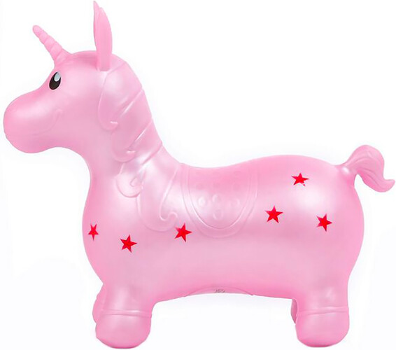 LUDI Ma licorne sauteuse rose 3550833900086