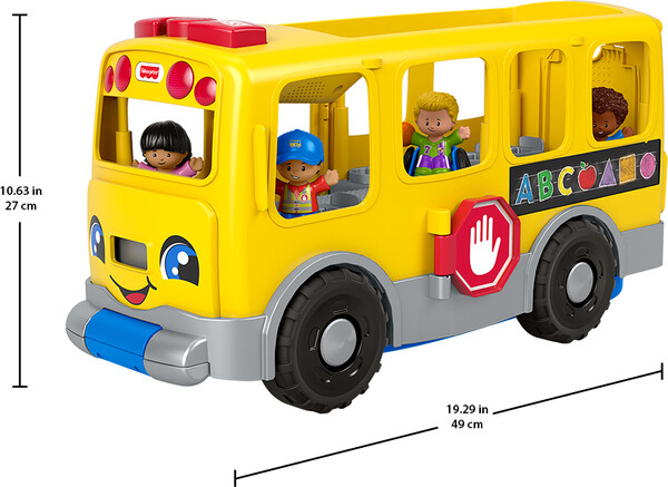 Fisher Price little people - autobus scolaire sons et lumières 00194735294916