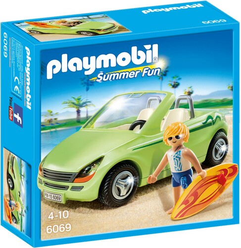 Playmobil Playmobil 6069 Surfeur et voiture décapotable (mai 2016) 4008789060693