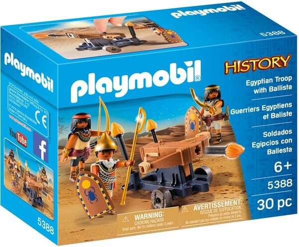 Playmobil Playmobil 5388 Guerriers Egyptiens et baliste 4008789053886