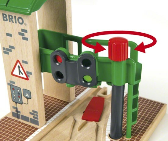 Brio Train Brio Train en bois Gare sonore 33674 7312350336740