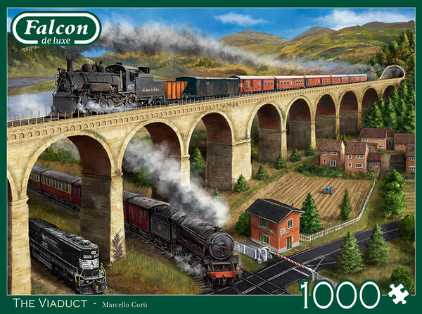 Falcon de luxe Casse-tête 1000 Trains et le viaduc (The Viaduct) 8710126112816