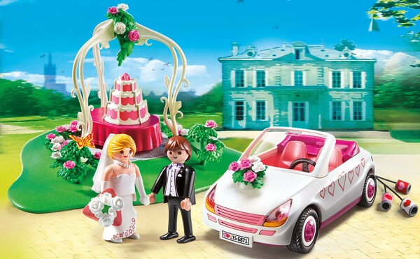 Playmobil Playmobil 6871 Couple de mariés et voiture 4008789068712
