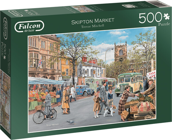 Falcon de luxe Casse-tête 500 Skipton Market, Angleterre, Royaume-Uni 8710126111468