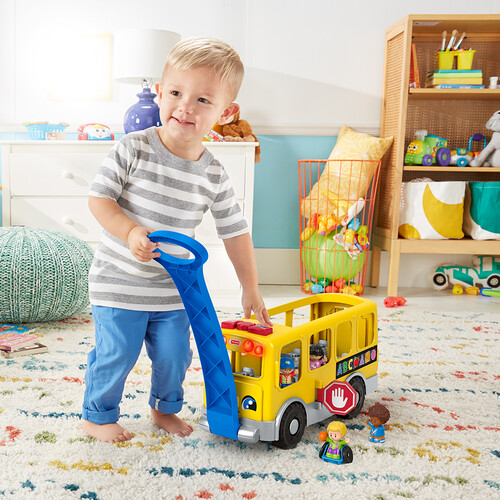 Fisher Price little people - autobus scolaire sons et lumières 00194735294916