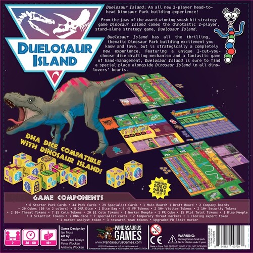 Pandasaurus Games Duelosaur Island (En) 854382007191