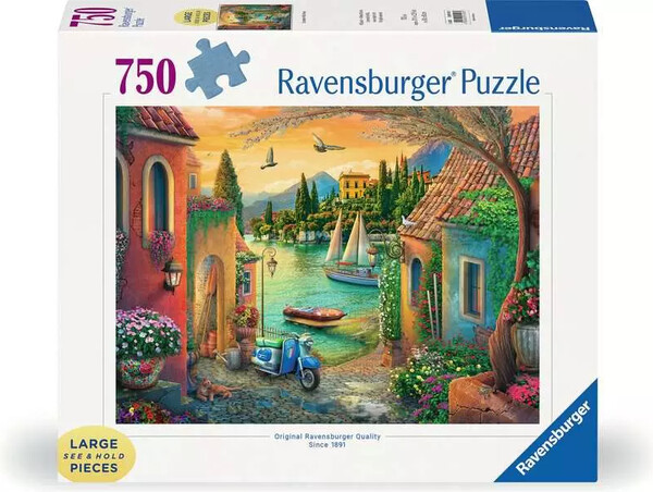 Ravensburger casse-tête Casse-tête 750 Large Vues de villas européennes 4005555015161