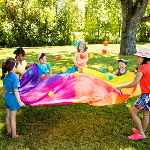 B. Brand B. Active - Parachute 8' et 15 balles (Woo-Hue Parachute) 062243327276