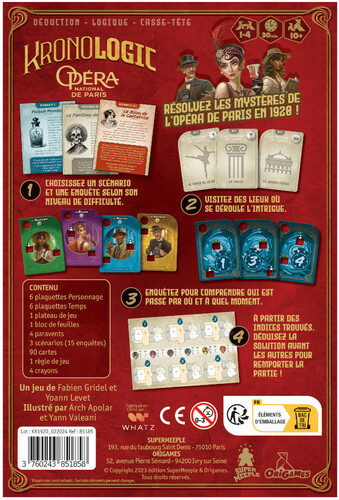 Super Meeple Kronologic paris 1920 (fr) base 3760243851858