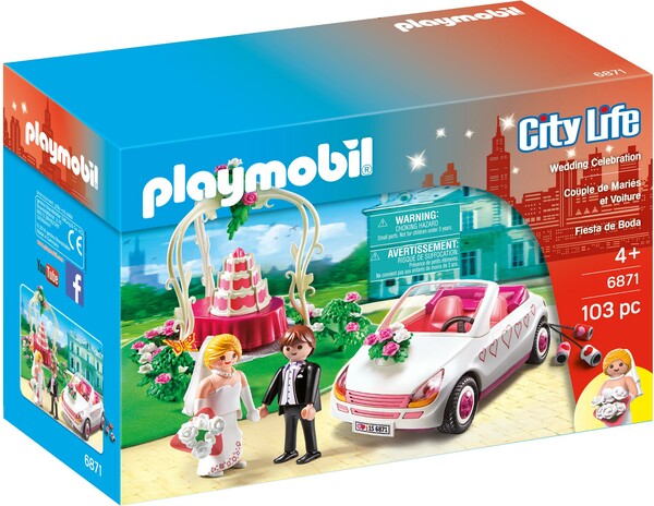 Playmobil Playmobil 6871 Couple de mariés et voiture 4008789068712