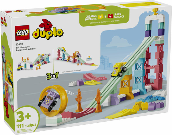LEGO LEGO 10478 Duplo 3 in 1 Creative Ramps with Vehicles 673419420662