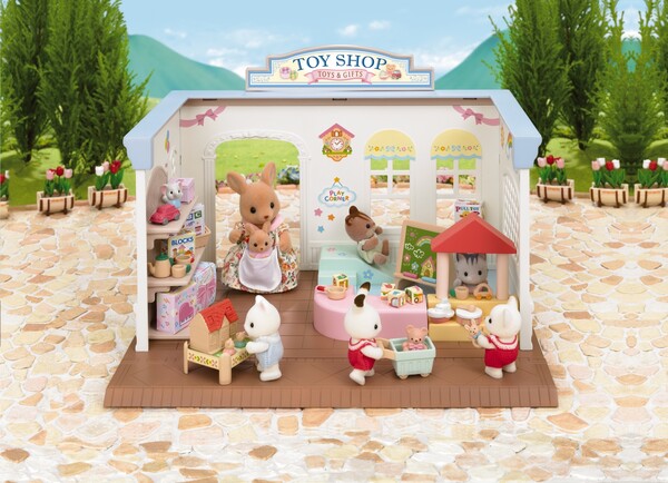 Calico Critters Calico Critters Magasin de jouets meublé sans animaux 020373214637