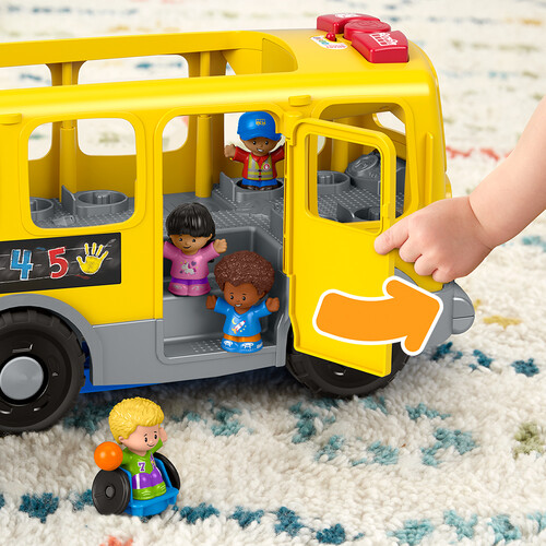 Fisher Price little people - autobus scolaire sons et lumières 00194735294916
