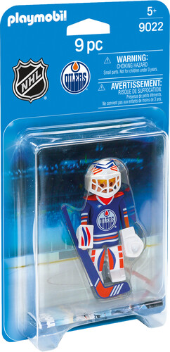 Playmobil Playmobil 9022 LNH Gardien de but de hockey Oilers d'Edmonton (NHL) (avril 2016) 4008789090225