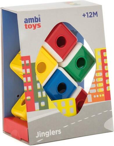 Ambi Toys Blocs à assembler avec grelots 5011979573582