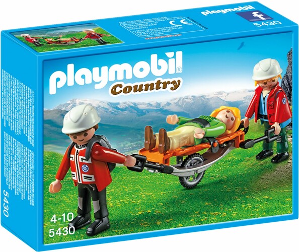 Playmobil Playmobil 5430 Secouristes avec brancard (juin 2014) 4008789054302