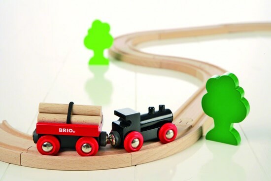 Brio Train Brio Train en bois ensemble Classic Petit circuit en forêt 33042 7312350330427