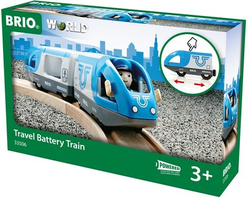 Brio Train Brio Train en bois Locomotive de voyageurs à pile 33506 7312350335064