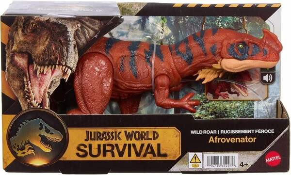 Mattel Figurine - jurassic world saga - dinosaure rugissement féroce - Afrovenator 194735352272
