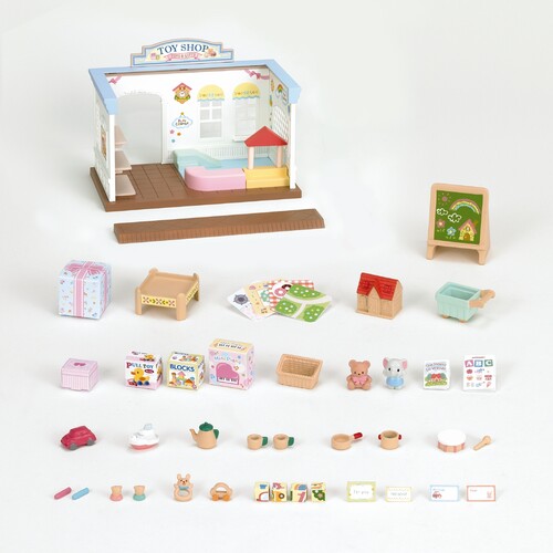 Calico Critters Calico Critters Magasin de jouets meublé sans animaux 020373214637