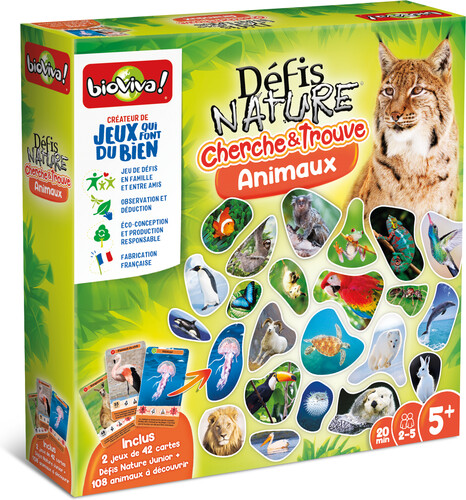 Bioviva Défis Nature - Cherche et trouve les animaux (FR) 3569160400626