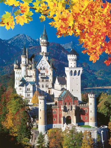 Ravensburger Casse-tête 1500 château de Neuschwanstein automne, Allemagne 4005556163861