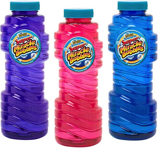 Imperial Toy Liquide à bulles 16 oz (Super Miracle Bubble) (unité) (varié) 076666213979