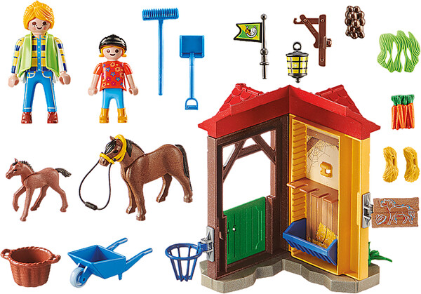 Playmobil Playmobil 70501 Starter Pack Box et poneys (janvier 2021) 4008789705013